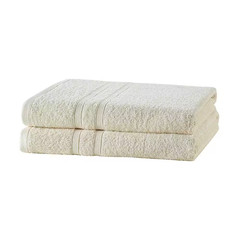Bleach Friendly 100% Cotton Quick Dry 2-Bath, 2-Hand, 2-Washcloth 6-Piece Towel