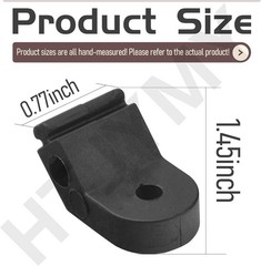8 Pack 5095202 Rubber Pump Feet Replacement Parts, Black, Compatible with…