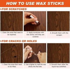 Grpoche Wood Furniture Repair 0.74 Ounce (Pack of 36), 12+8+8+2 Colors