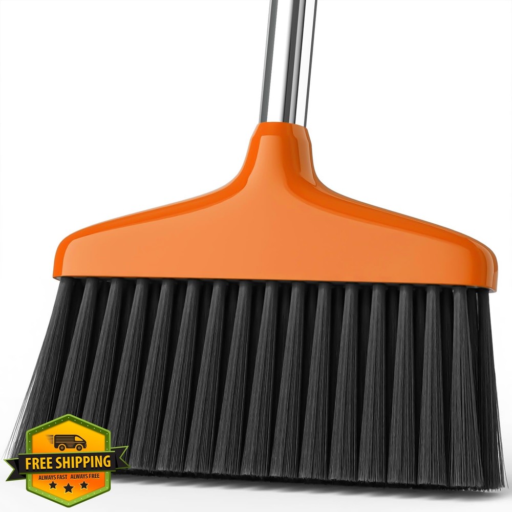 Nodirz 1 Orange Handy Broom Indoor Outdoor