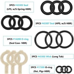 Seal Kit 30623 Replacement for Cat Pump Model 30 31 34 310 340 350 (15pcs)
