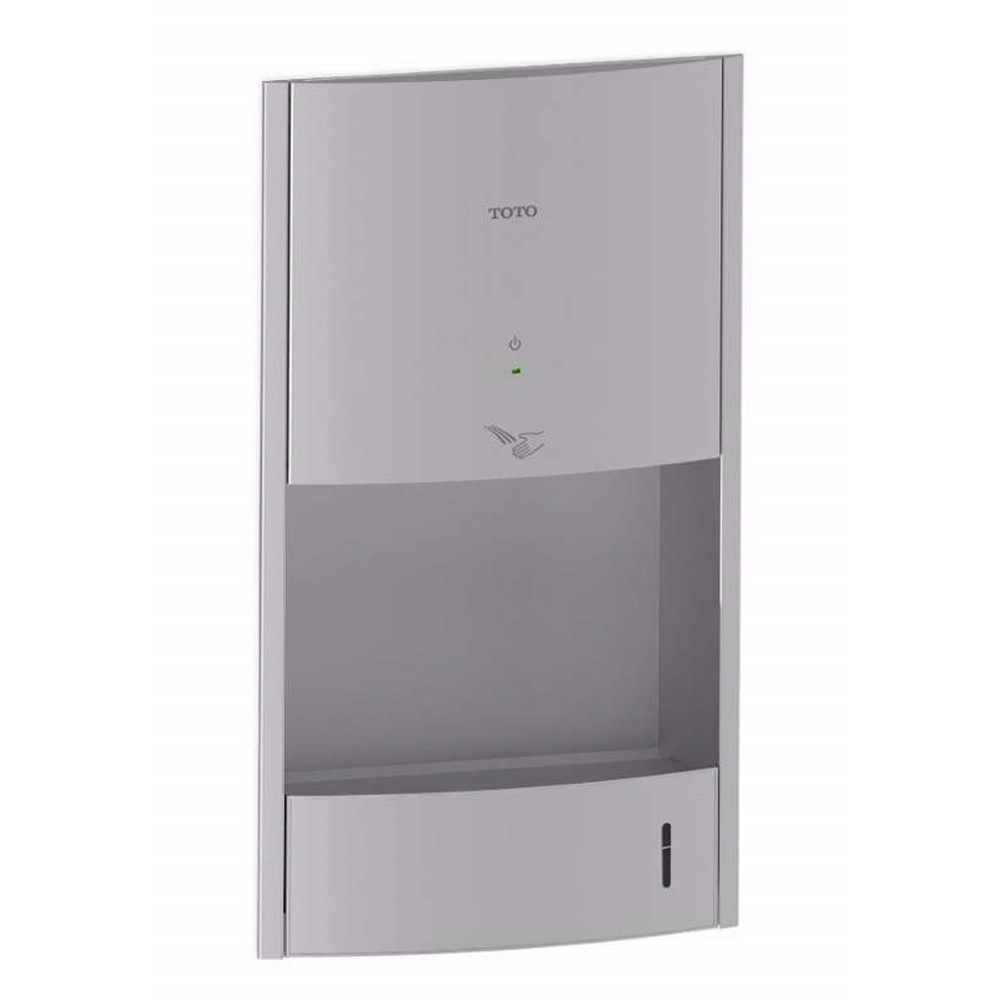 TOTO Clean Dry HDR111#SS (110V/120V) Stainless Steel Recessed Hand Dryer