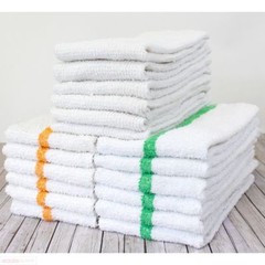 24 New Bar Mop Restaurant Cleaning Towels Wiper Bar Rags 100% Cotton