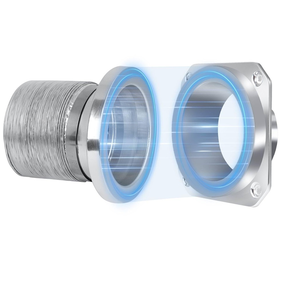 Magnetic Dryer Vent Connector Kit DVC-180 Coupling Dryer Duct Connector
