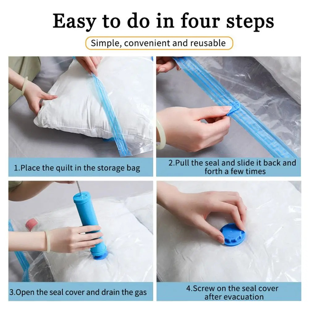 Portable Electric Vacuum Pump Compression Bags Clothes Storage EU/US