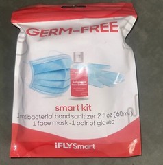 Ifly Smart 9-A001GK Stay Protected Travel Germ-Free Smart Kit. New In Packaging