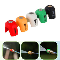 5PCS Pressure Washer Spray Nozzle Tips 1/4″ Quick Connect Color Coded Set