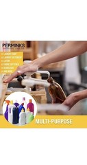 Dispensing 5 Gallon Manual Pump Dispenser for Bottles, Buckets & Jugs, White