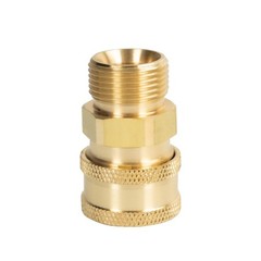 LIULO TOOL 4 Pack Pressure Washer Quick Connect Kit, Disconnect Brass