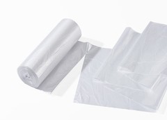 TYPLASTICS 40-45 Gallon Clear Trash Can Liners 40″x48″ – High Density Garbage Ba