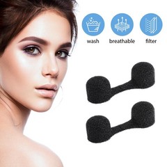 Dimeho 100 Pieces Nose Plug Filter Disposable Dust one size, Black