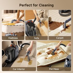 Uwant Carpet Cleaner Machine 18Kpa Powerful Standard, Margaret-Textile