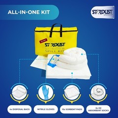 Stardust Spill Products Oil-Only Spill Kit – OSHA Compliant Solution
