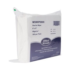 McKesson Cleanroom Wipes, Sterile – Polyester and Cellulose, 300 ct