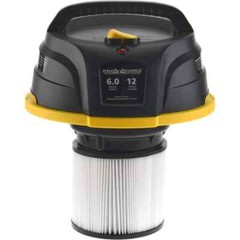 PRO SOURCE Stainless-Tank Wet/Dry Vacuum: 12 Gallon Tank, 10 Amp
