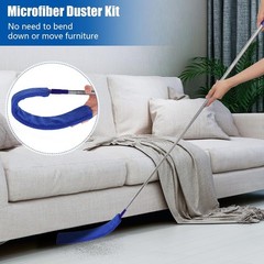 Retractable Gap Dust Cleaner Brush with Long Handle (30 to 100 43*5*3, Blue