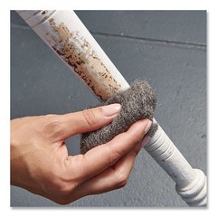 Brillo Strip and Shine Steel Wool Balls, 2.5 x 2, Gray, 6 Balls/Box, 24 Boxes/CT
