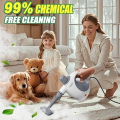 Hxxuyy Multi-Surface Handheld Pressurized Steam Cleaner 13 Pcs Accessory