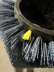 Roller Brush Blue 45 in Length Black Housing 6 Notch Drive Gray