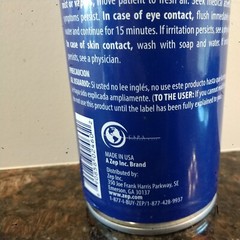 Zep Sanitary Spray LUBRICANT for The Food Industry NSF Protests,Repels Water