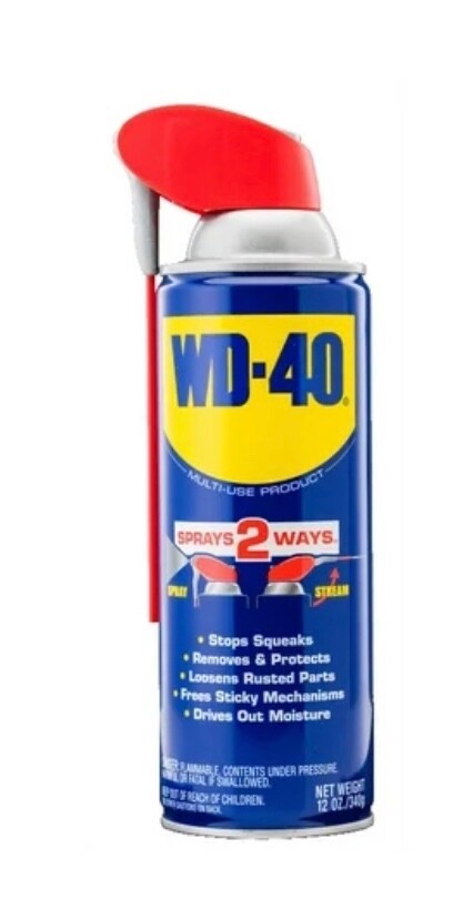 Original WD-40 Multi-Use Product With Smart Straw, Sprays 2 Ways, 12 Oz.