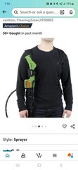 Victory Innovations VP300ES Electrostatic Backpack Sprayer Machine