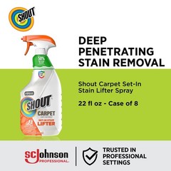 SC Johnson Professional SHOUT® Carpet Set-In Stain Remover 22oz, Case Pack