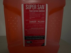 2-Gallons Super San SnapPac Food Service Sanitizer Restaurant Kitchen Cleaner