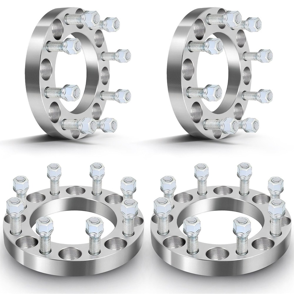 4x 1in 25mm 8 Lug 8×170 14×2 Studs Wheel Spacers for 99-02 Excursion F-350 SRW