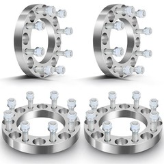 4x 1in 25mm 8 Lug 8×170 14×2 Studs Wheel Spacers for 99-02 Excursion F-350 SRW