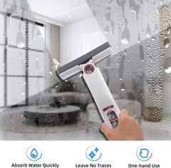 Mcbazel Portable Mini Cleaning Mop, Sponge Wet and Dry Use White