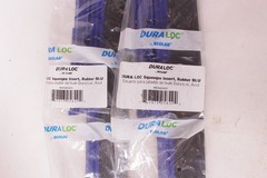 set of 2 Dura Loc ecolab Squeegee insert, rubber blue – replacement head