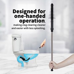 Revolutionary Plunger, Squeegee, Clog Remover, Drain Cleaner, Bathroom Toilet…