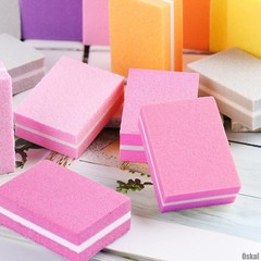 100 Pcs Nail Buffer for Natural Nails – Professional 100 Pcs, Pink