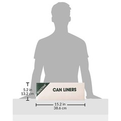 Reli. Biodegradable 40-45 Gallon Trash Bags 250 Count Bulk Astm D6954 Green