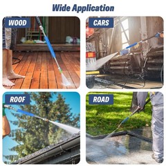 Pressure Washer Extension Wand, 17 Inch Stainless Steel Power Washer Wand wit…