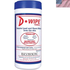 Lead Removal Wipes Canister 40 Count Heavy Duty Metal & Hand Cleaner