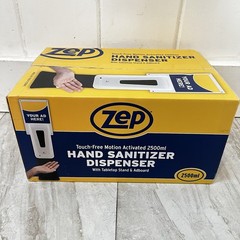 Zep Hand Dispenser Touch-Free Motion w/ Stand 84.54 Oz TFHSU-1- 2500PL NEW