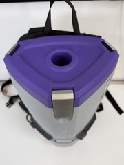 Pro Team Go Free Flex Pro 6-Quart Cordless Industrial Backpack Vac TESTED WORKS!