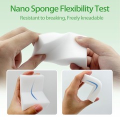 YDN Clean Magic Eraser Sponge, Water-Activated 3.94″ × 2.36″ × 0.79″, White