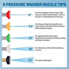 DUSICHIN SFL-001 Foam Cannon Snow Foam Lance Pressure Washer Jet Wash Quick R…