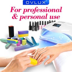 16 Pcs Nail Files and Buffers Blue, Pink, Yellow, Red, Black, Silver, Orange