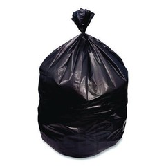 Boardwalk High-Density Can Liners, 45 gal, 22 mic, 40 x 48, Black, 150/Carton