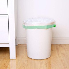 8 Gallon Drawstring Trash Bags-0.79 Mil Ultra 1 Count (Pack of 60), Green