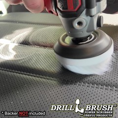 3 Inch Mini Polisher Brush – Hook & Loop Auto Detailing Brush – Interior Car Det