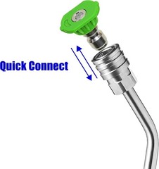 M MINGLE Pressure Washer Wand Extension, 30 Degree Curved 30 Angled