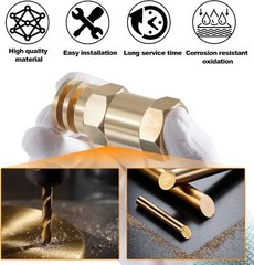 6540-1 Boomless Spray Nozzle 1/2″ FPT #5 Orifices 90°&180° Caps 2.0 GPM @ 40 PSI