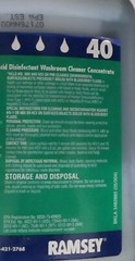 Diversey Ramsey Wide Range II Non-Acid Disinfectant Washroom Cleaner Concentrate