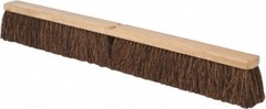 PRO SOURCE 36″ Push Broom Head: Palmyra Bristle, Wood Block, Handle Not Incl