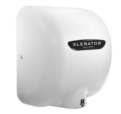 XLERATOR XL-BW Automatic High Speed Hand Dryer with White Thermoset Plastic C…